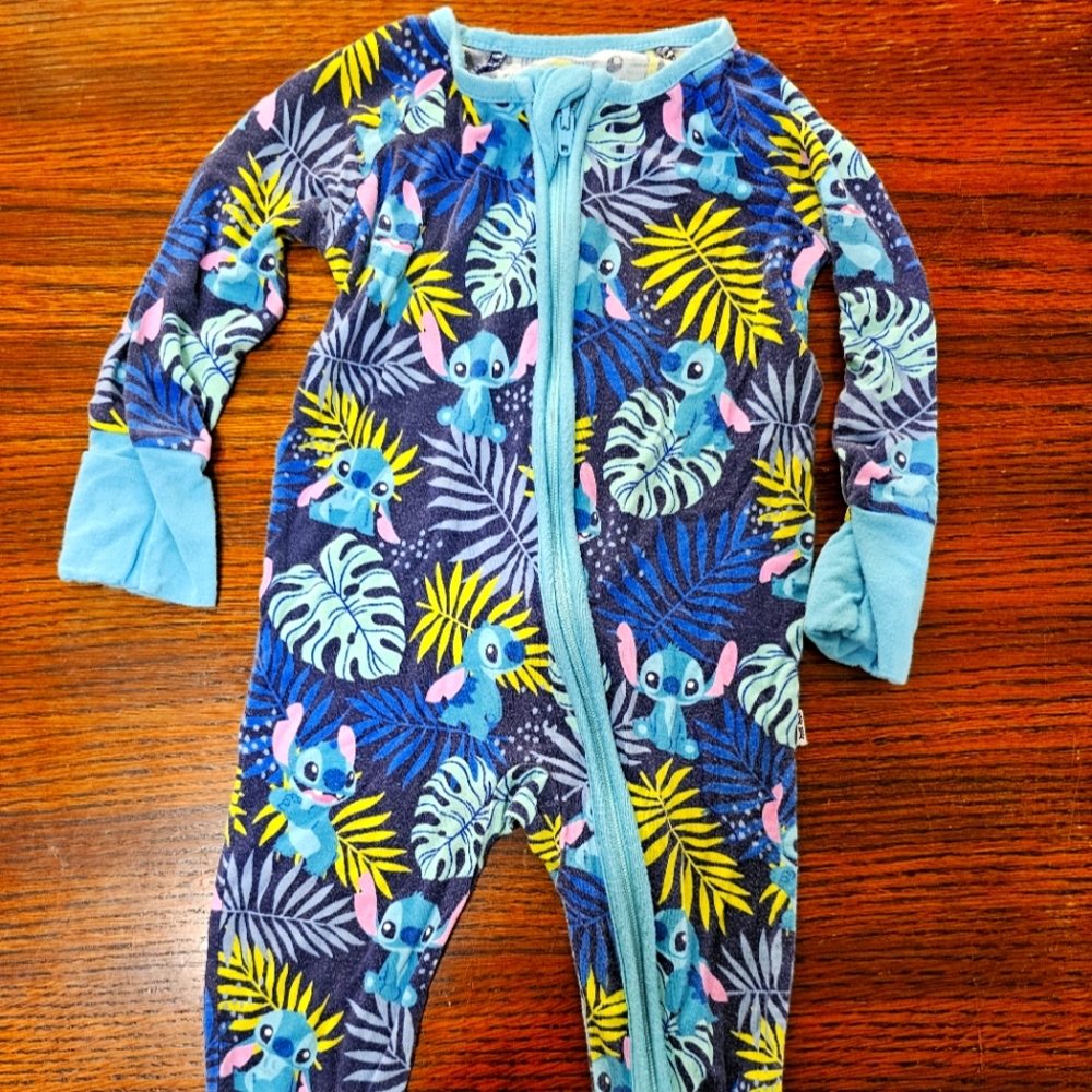 Little Sleepies zippy 0-3 months Lilo & Stitch